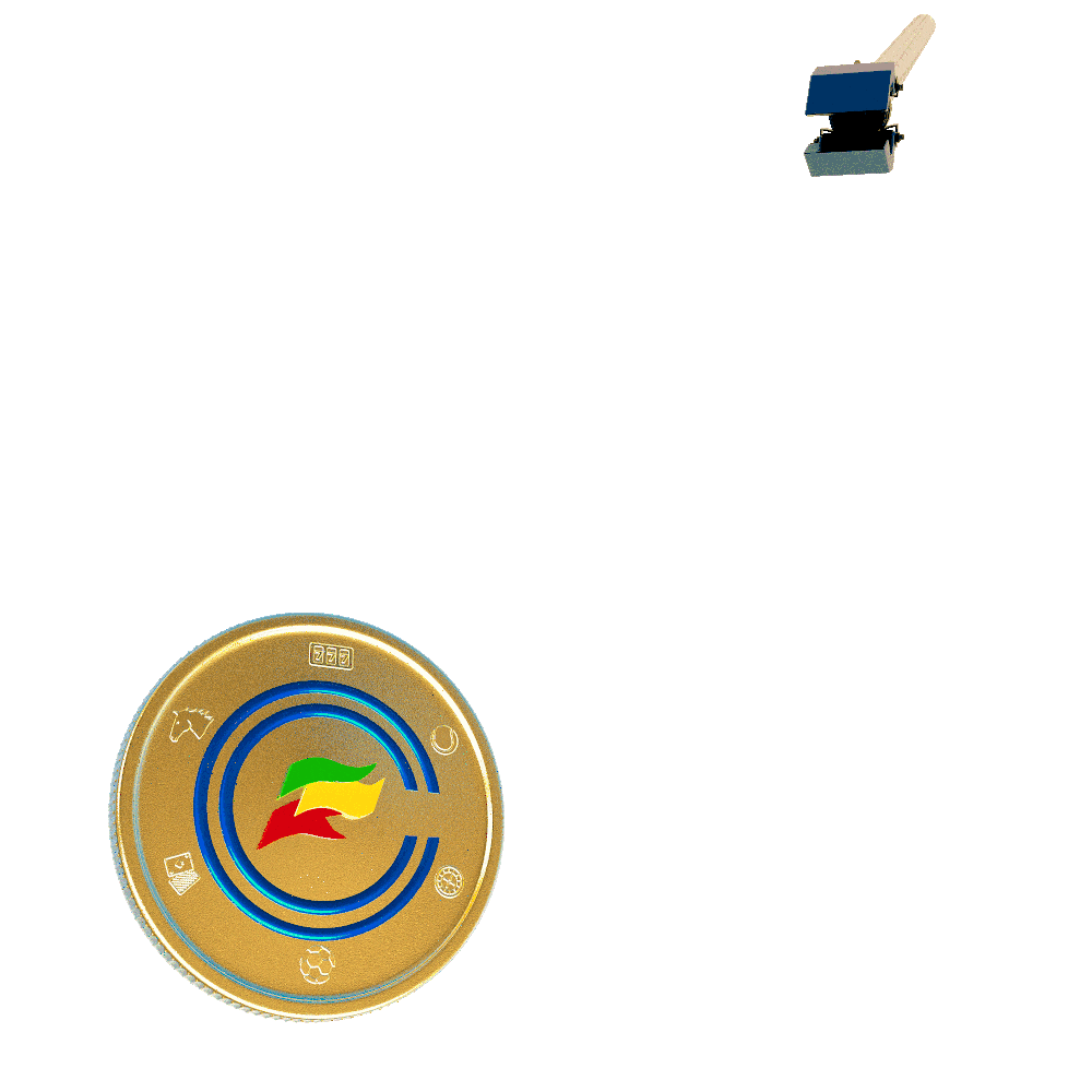 Coral Coins & Rewards Grabber 3D render 05 by David Zeitlin