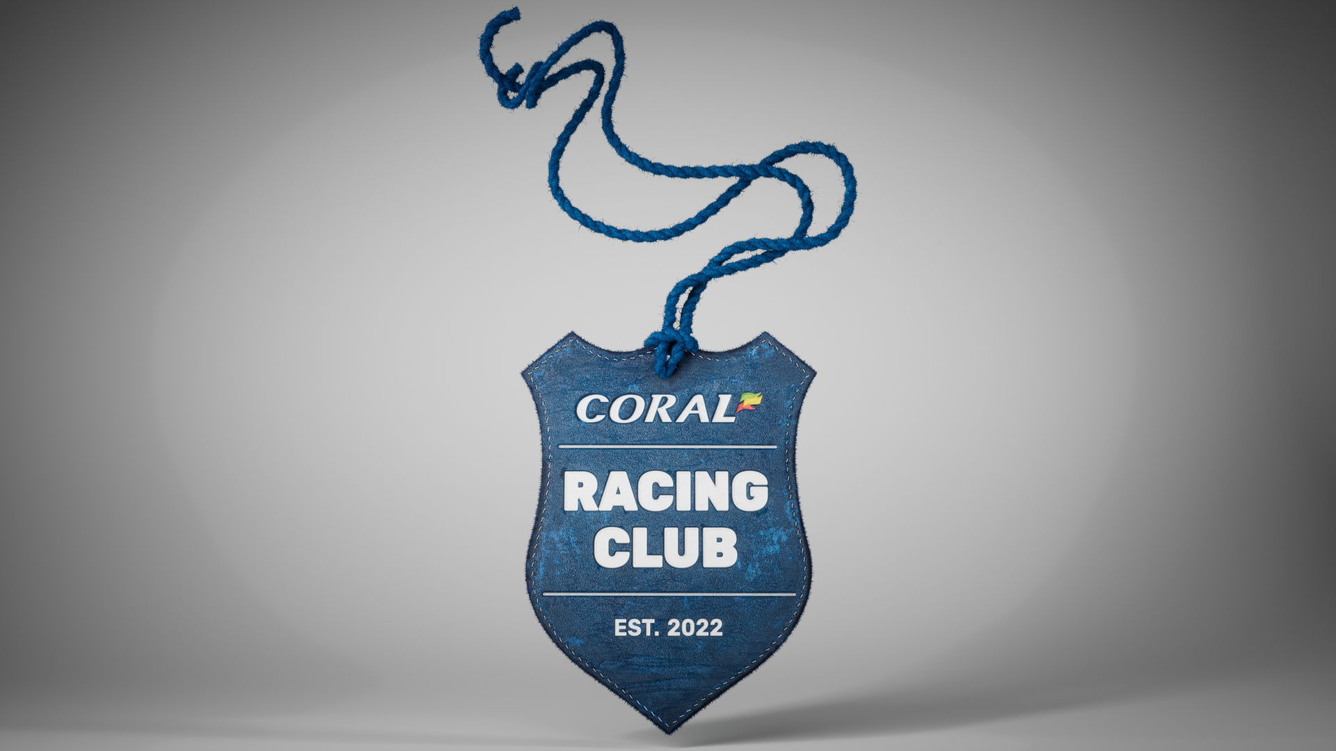 Coral Racing Club Badge 3D render 01 by David Zeitlin