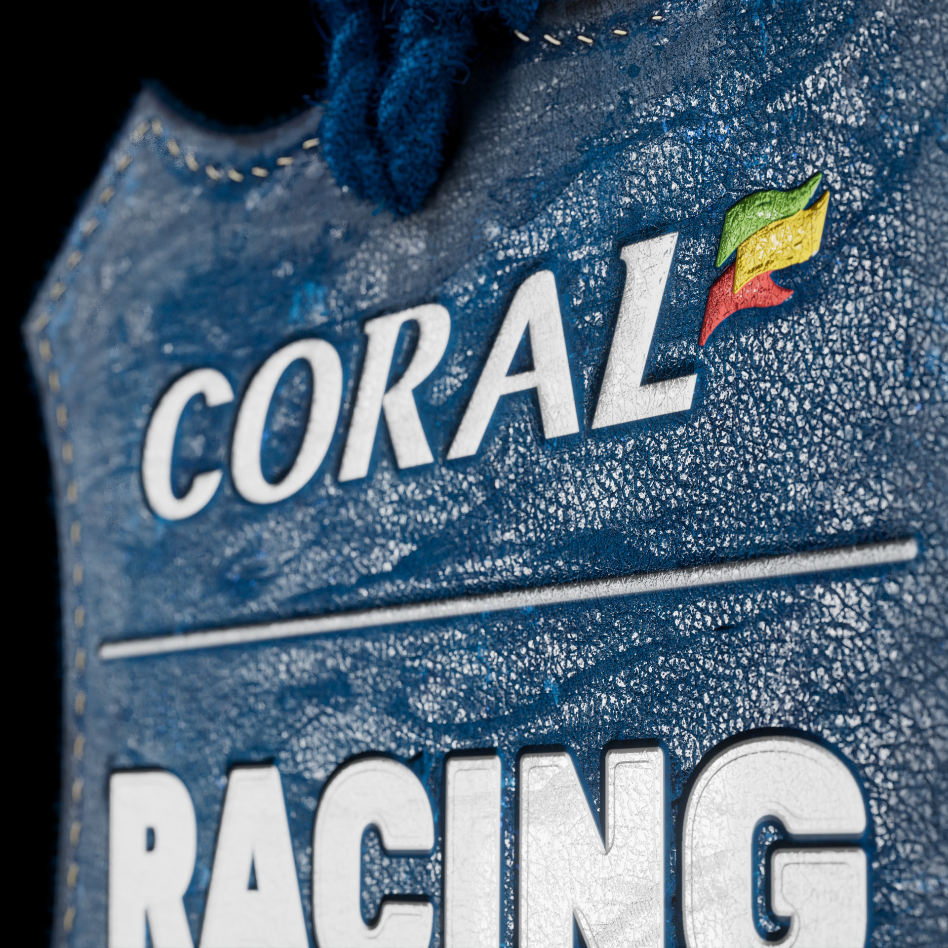 Coral Racing Club Badge 3D render 02 by David Zeitlin
