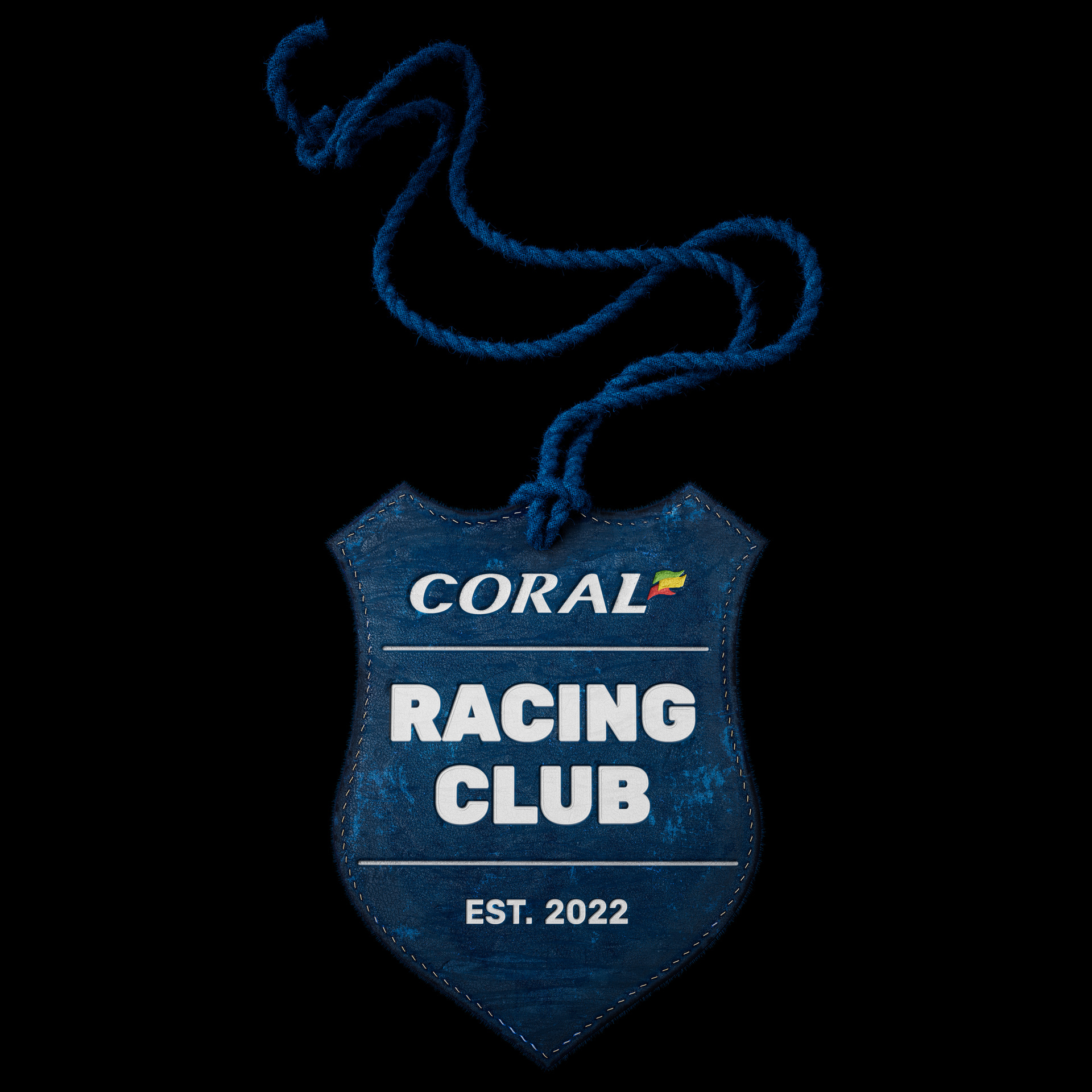 Coral Racing Club Badge 3D render 04 by David Zeitlin
