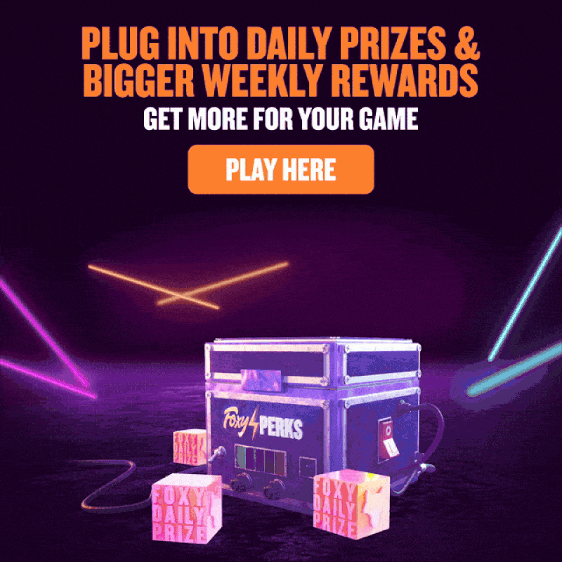 Foxy Perks Diamond machine prize animated render by David Zeitlin