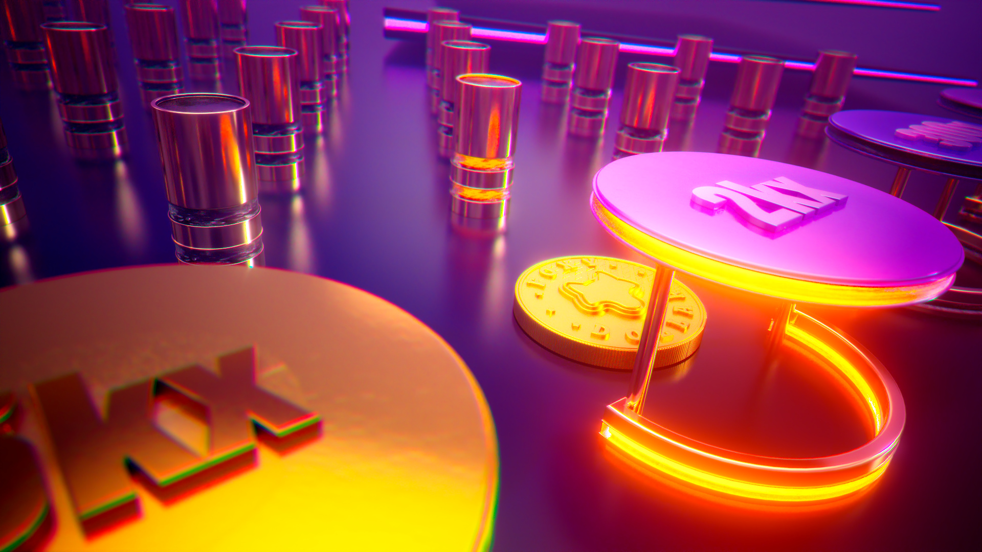 Foxy Games Plinko 3D render 02 by David Zeitlin