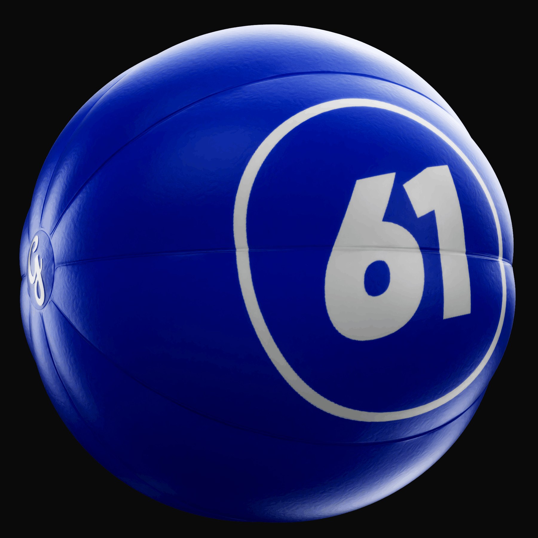 Gala 2024 Summer Beach Campaign Bingo Ball inflatable detail render by David Zeitlin