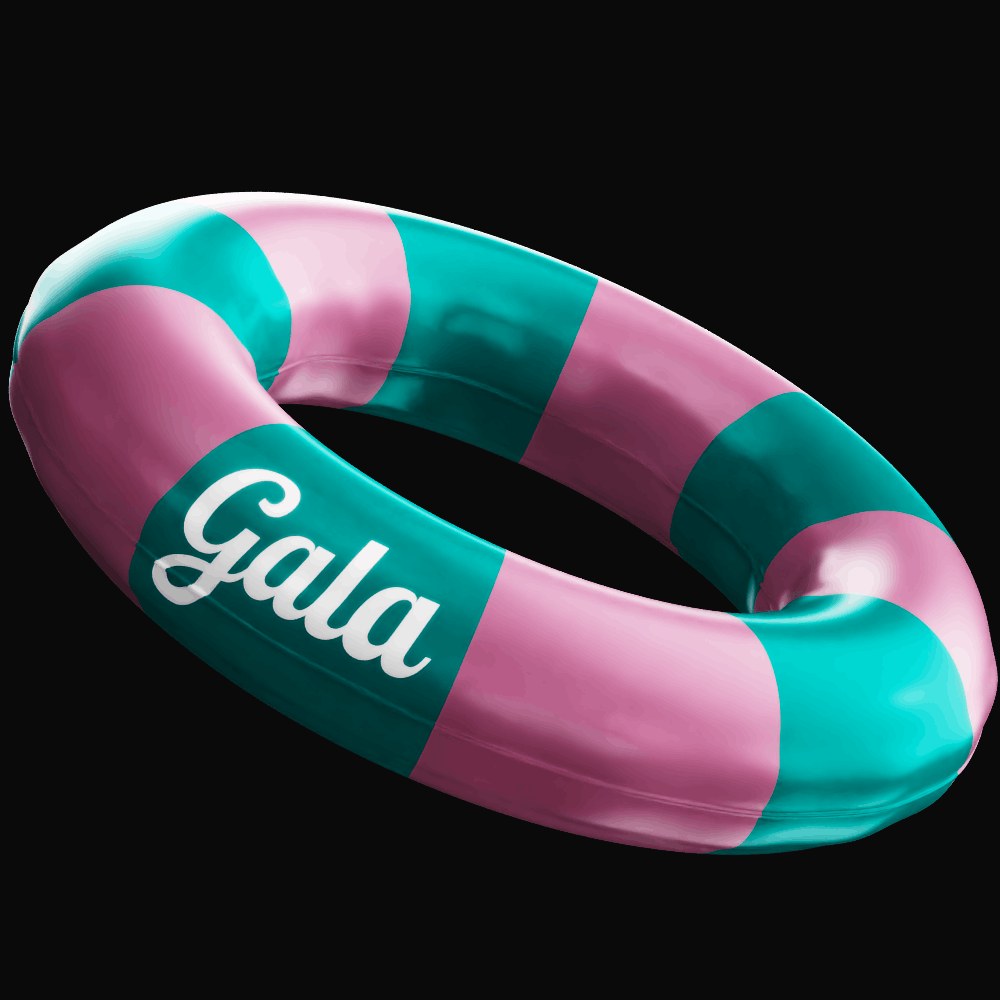 Gala 2024 Summer Beach Campaign Ring inflatable 3D render by David Zeitlin